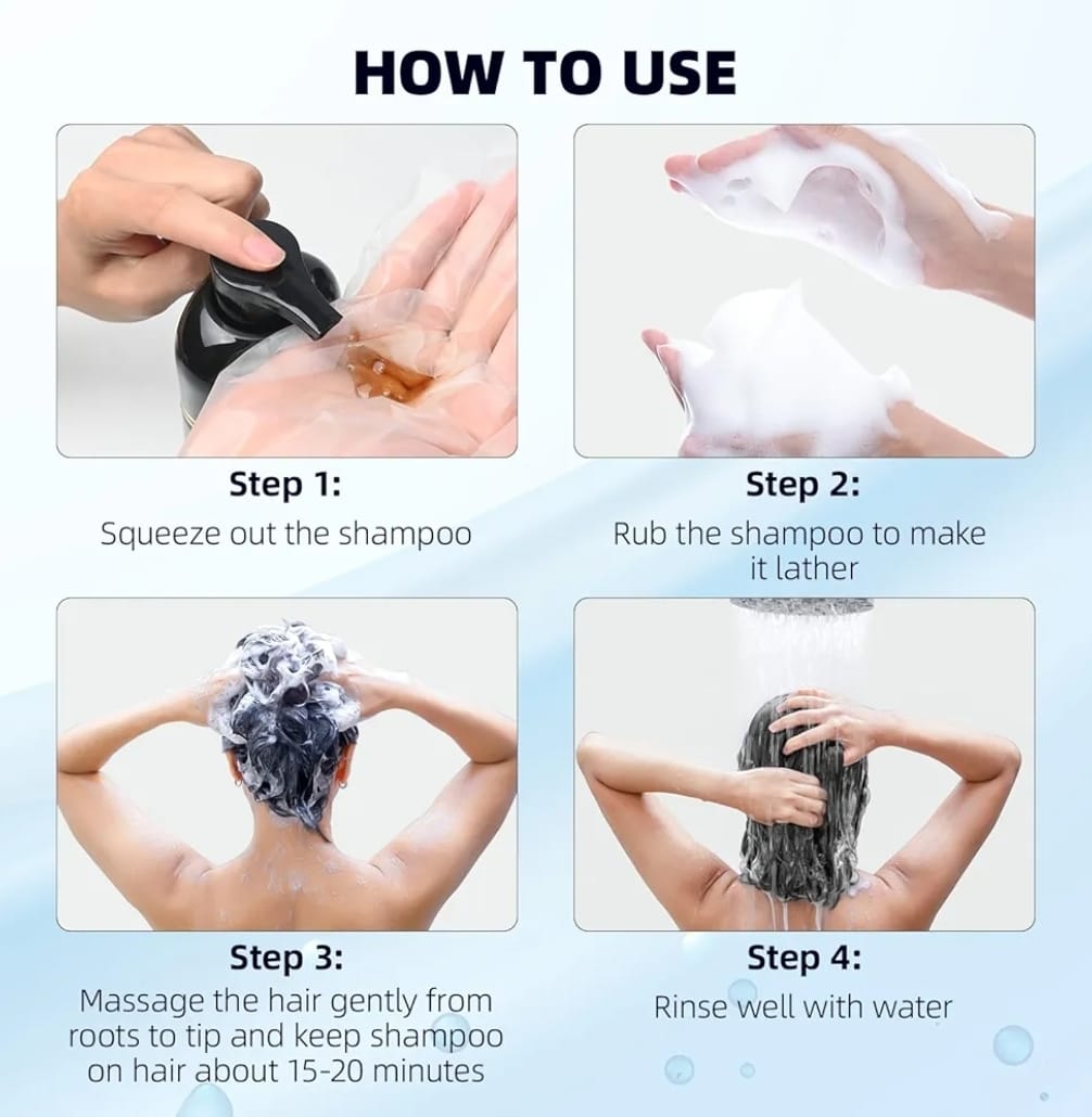 Black Hair Dye Shampoo