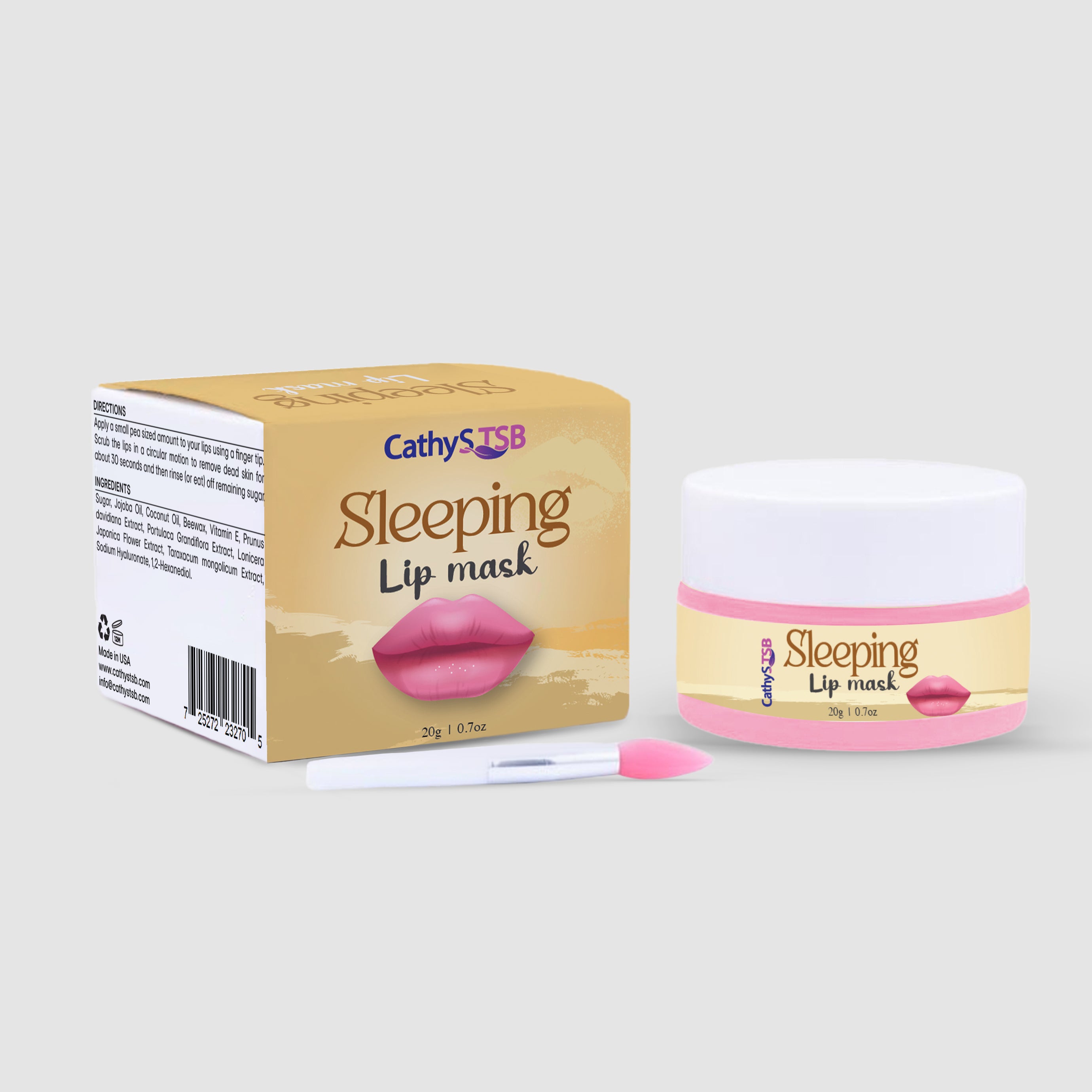 Sleeping Lip Mask Peach - CathyS TSB