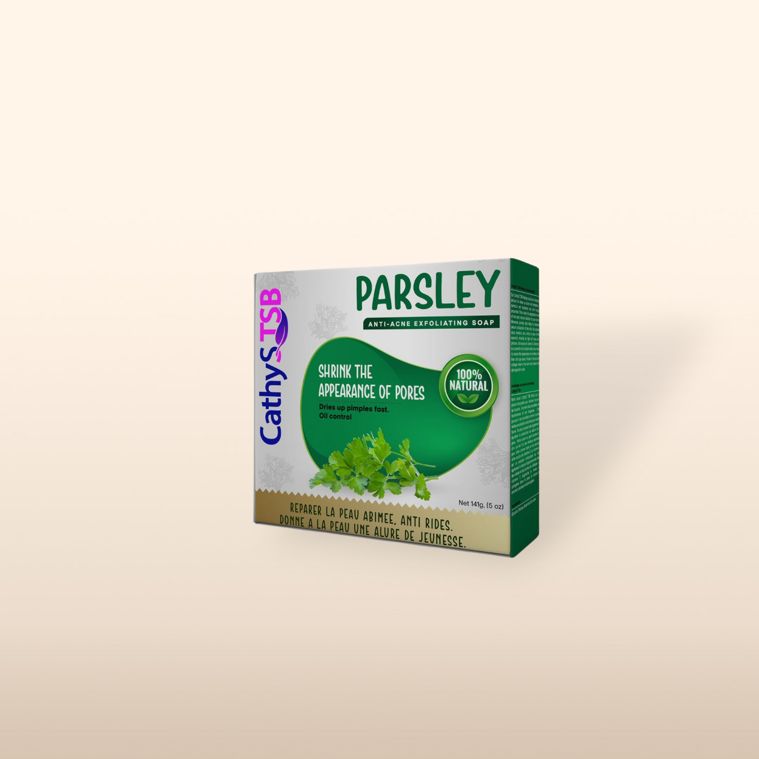 Parsley Anti-Acne Exfoliating Soap (Net 141g,  5oz)